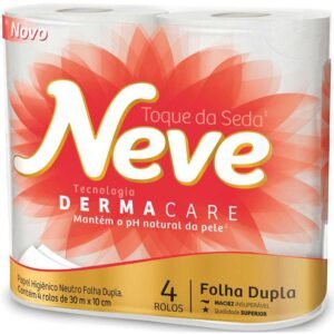 PAPEL HIGIÊNICO FOLHA DUPLA NEVE - 16X4X30M