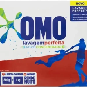 SABÃO EM PÓ OMO 800G LAVAGEM PERFEITA