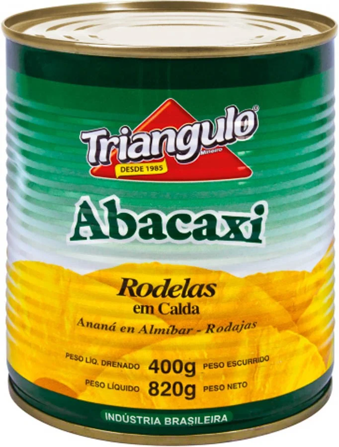 ABACAXI RODELAS EM CALDA TRIÂNGULO MINEIRO 400G