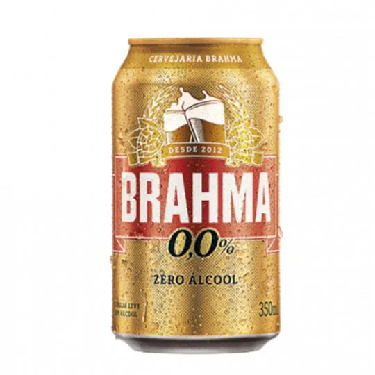 CERVEJA LATA 350ML BRAHMA ZERO ALCOOL